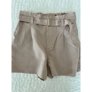 Club Monaco Lyocell & Linen Shorts Size 6 Pink EUC